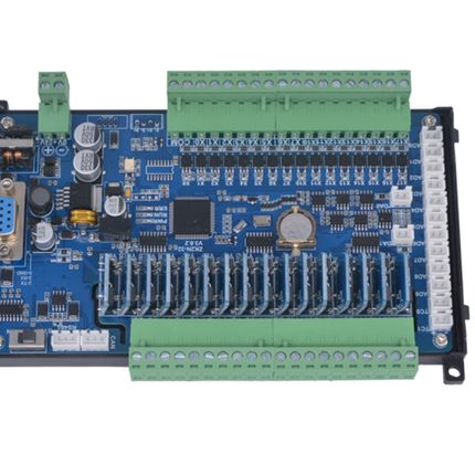 国产PLC工控板FX2NFX3UFX1N 控制器板 模拟量温度脉冲高速