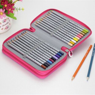 2017新款 包邮 36色 防水学生大容量笔袋素描绘画笔帘铅笔袋