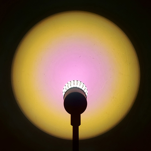 日落灯泡夕阳网红灯E27大螺口投影台灯led光源艺术氛围拍照补光