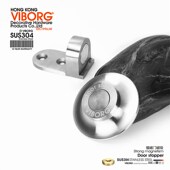 香港域堡 304不锈钢强磁门碰房门磁吸地板门吸酒店防撞浮磁房门挡