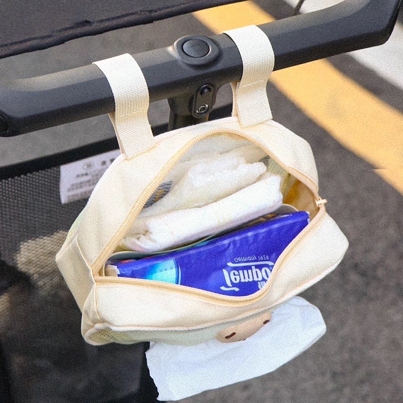 遛娃神器置物袋婴儿车挂包小虎子宝宝推车纸巾收纳包家居挂袋通用