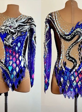 纳图薇艺术体操服啦啦操艺考芭蕾舞比赛儿童表演训练技巧服N723