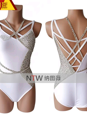 纳图薇艺术体操服啦啦操艺考芭蕾舞比赛儿童表演训练技巧服N454