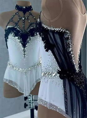 纳图薇艺术体操服啦啦操艺考滑冰服比赛儿童表演训练技巧服N1026