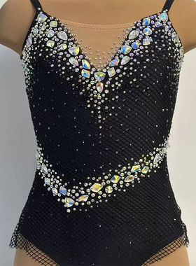 纳图薇艺术体操服啦啦操艺考滑冰服比赛儿童表演训练技巧服N1028