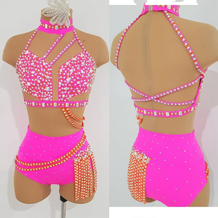 纳图薇现代抒情服舞钢管舞演出女空中瑜伽比赛服杂技吊环服586