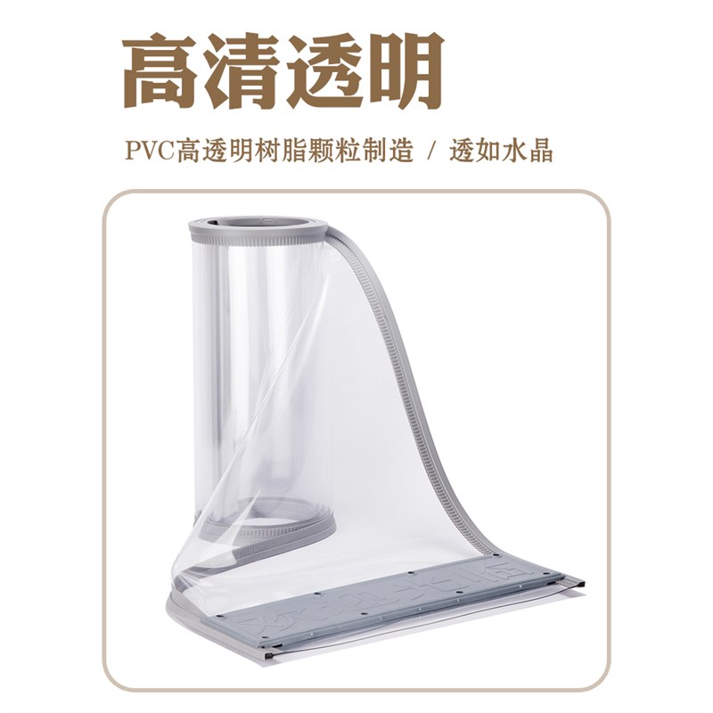 新款双轨移动推拉门帘店铺商用空调塑料透明隔断滑动折叠磁吸门帘