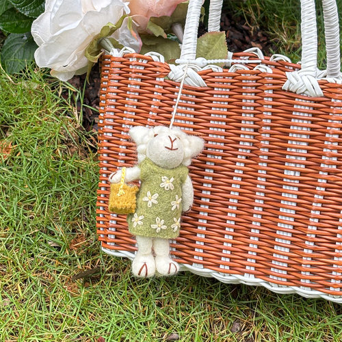 福利特价尼泊尔手工羊毛毡包挂件