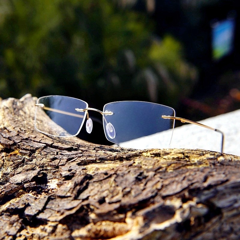 超轻纯钛无框近视眼镜男款配大脸长方形镜框平光眼镜无边框配度数,ZIPPO/瑞士军刀/眼镜,眼镜架,淘宝优惠券,粉丝福利购,淘宝优惠卷