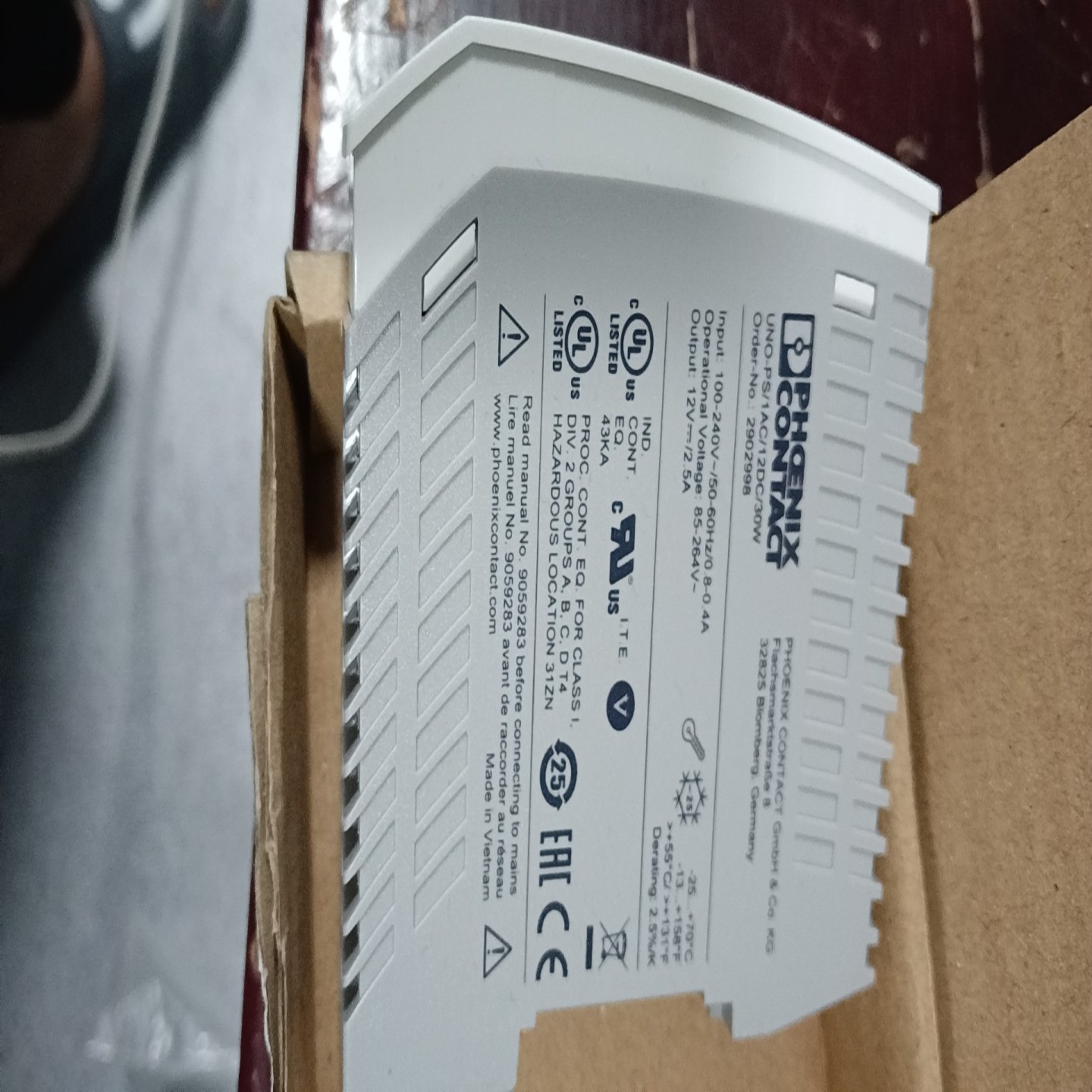 【议价】菲尼克斯电源2902998 UNO-PS1AC12DC