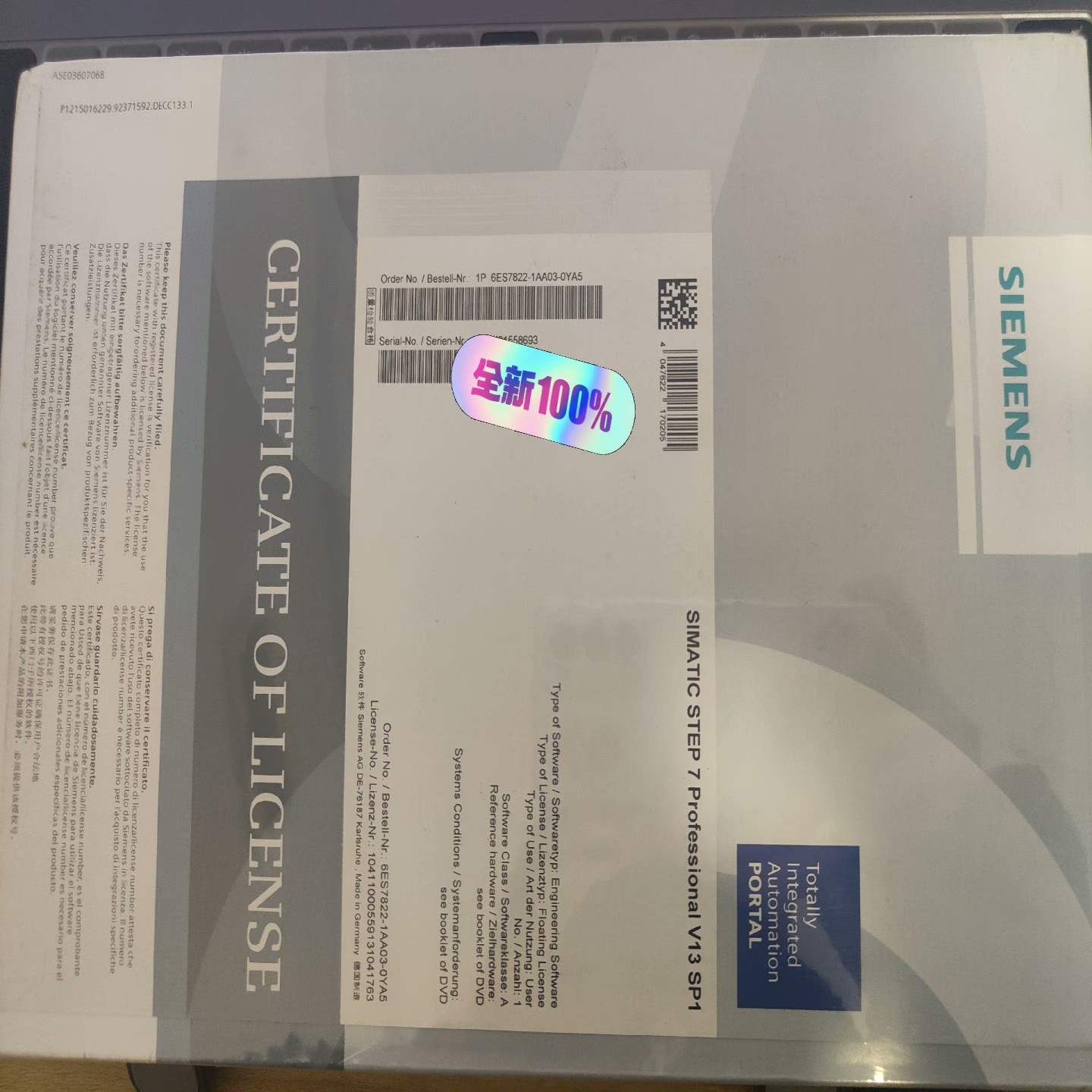 【请询价】6AV7822-1AA03-0AA5全新原装