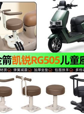 适用金箭凯锐RG505电动车儿童座椅宝宝椅前置专用改装饰用品配件