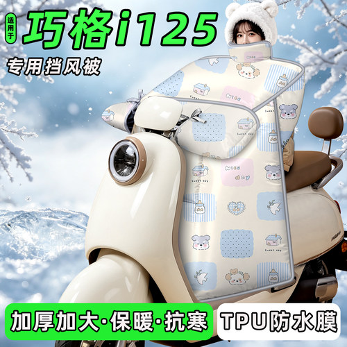 适用【巧格i125】挡风被