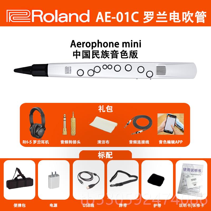 高档Rolad罗电管电子萨克斯AE-01吹C AE-05C老年人初学管n乐兰民