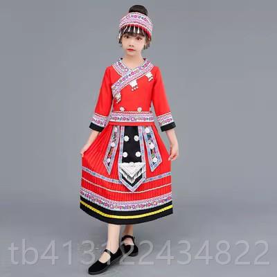高档新款儿童仡族服民族服园装男女童装佬幼儿仡佬族舞蹈演出饰竹