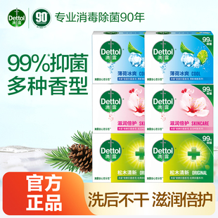 滴露99%抑菌香皂松木105g健康洗澡洗手专用持久留香正品官方品牌