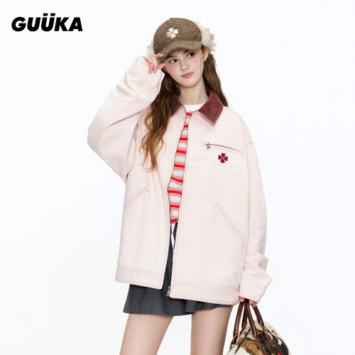 GUUKA秋季巴恩风谷仓夹克