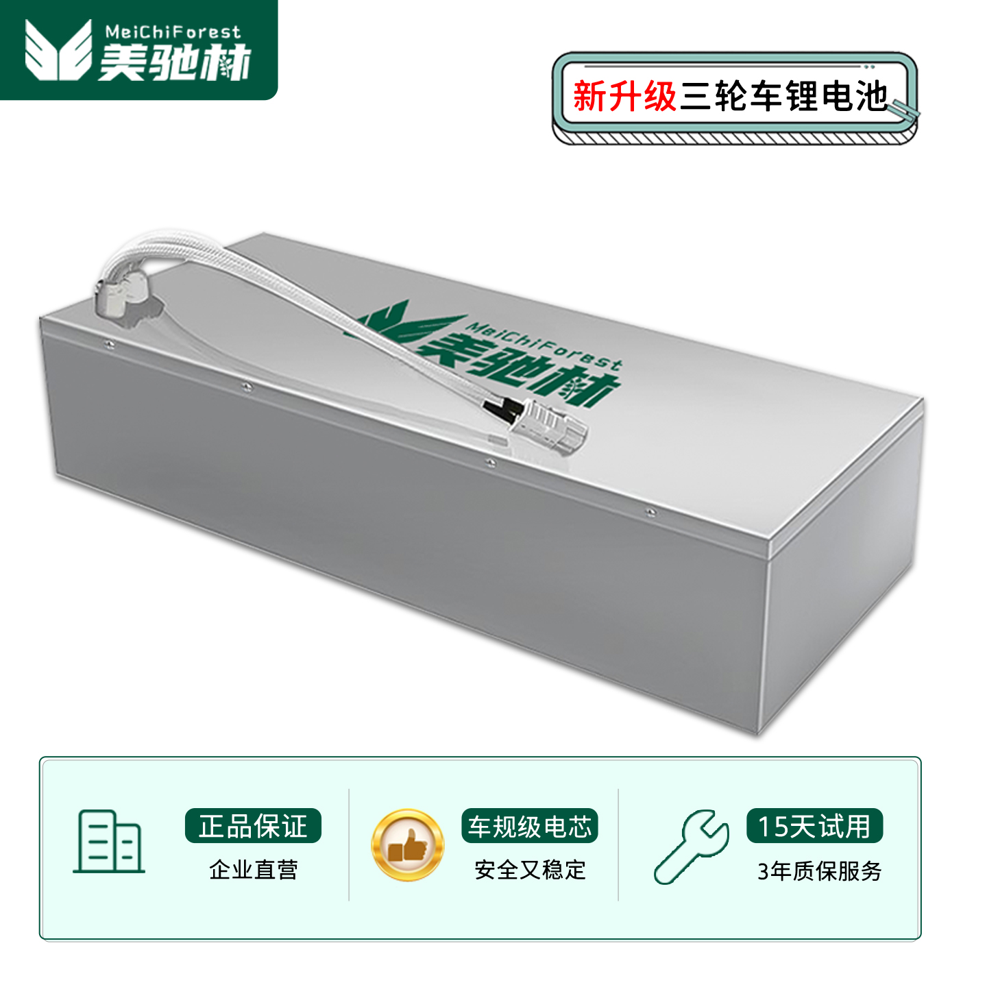 宁德电动车锂电池48V60V72V外卖两轮快递三轮大容量磷酸铁锂电瓶