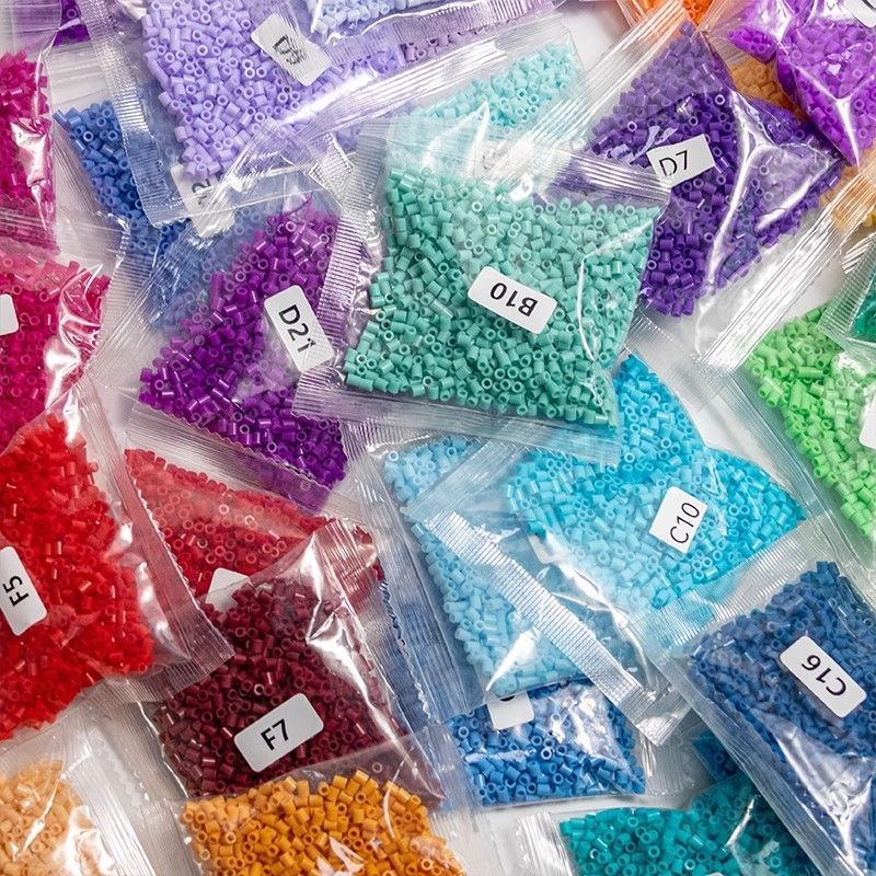 144色高品质拼豆2.6mm小豆立体融合拼豆工具包手工diy材料包MARD