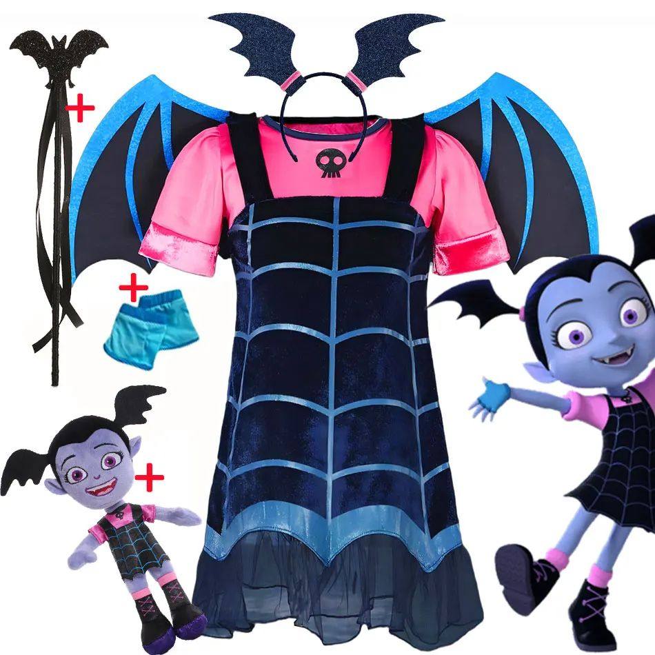 Girls Disney Junior Vampirina TV Series Inspired Dress with