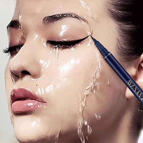 比针还细的眼线液笔！极细眼线笔防水不晕染持久自然卧蚕笔新手