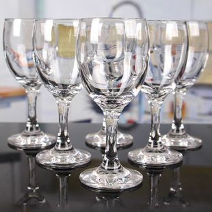 家用高脚杯葡萄酒 红酒杯轻奢高级感家用6只2只加厚玻璃红酒杯套装