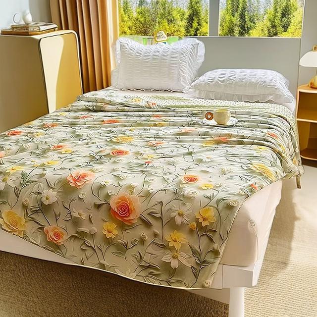 5D爆款l立体轻奢凉感冰豆豆夏凉被单双人学生宿舍儿童空调被