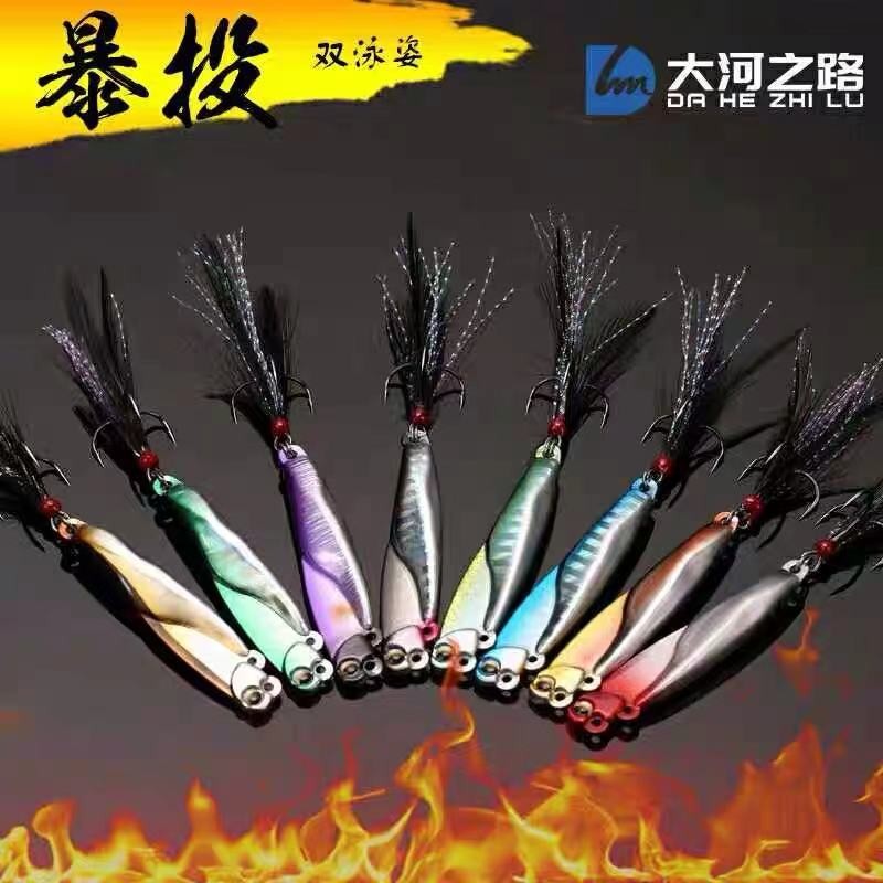 【拍1组发8个】大河之路暴投双泳姿超远投适口性铁板路亚饵路亚假