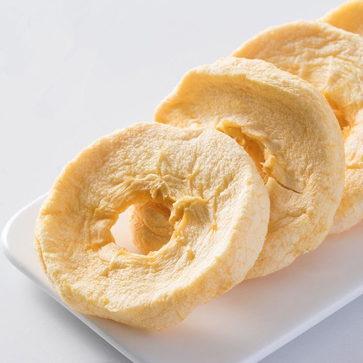 烟台栖霞松软苹果圈500g不加糖烤苹果鲜果脆不脆红富士苹果片250g