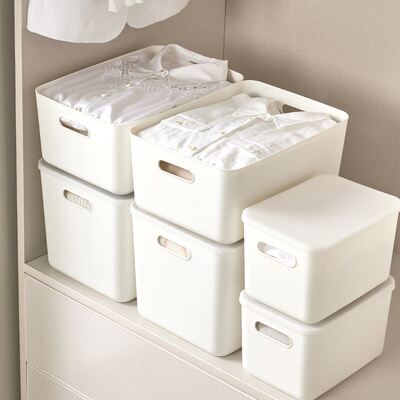 Plastic storage basket kitchen snack file storage box bathr