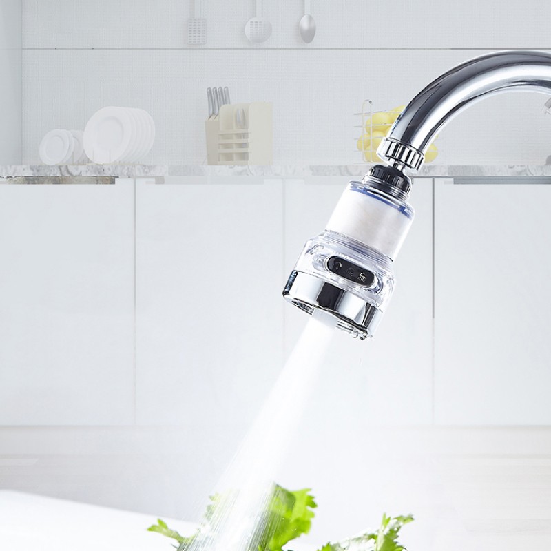 宜卡家居 厨房水龙头过滤花洒净水增压防溅可调节旋转通用替换装