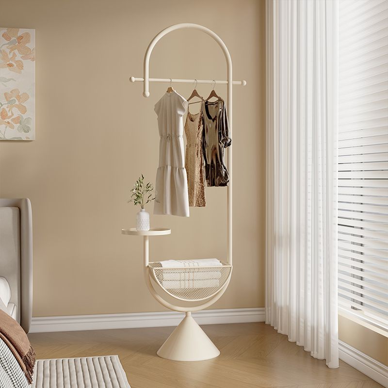 优记卧室简约现代收纳挂衣架衣架金属家用简易衣帽架室内落地空间