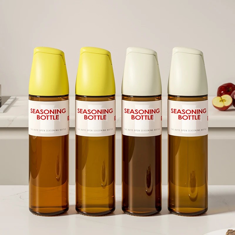 优勤加厚避光玻璃油壶酱油醋调料瓶厨房家用密封自动开合不挂油瓶