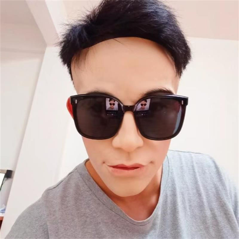 人皮面皮仿真人乳胶人脸面具全脸头套硅成人男女3d立体万圣节搞笑