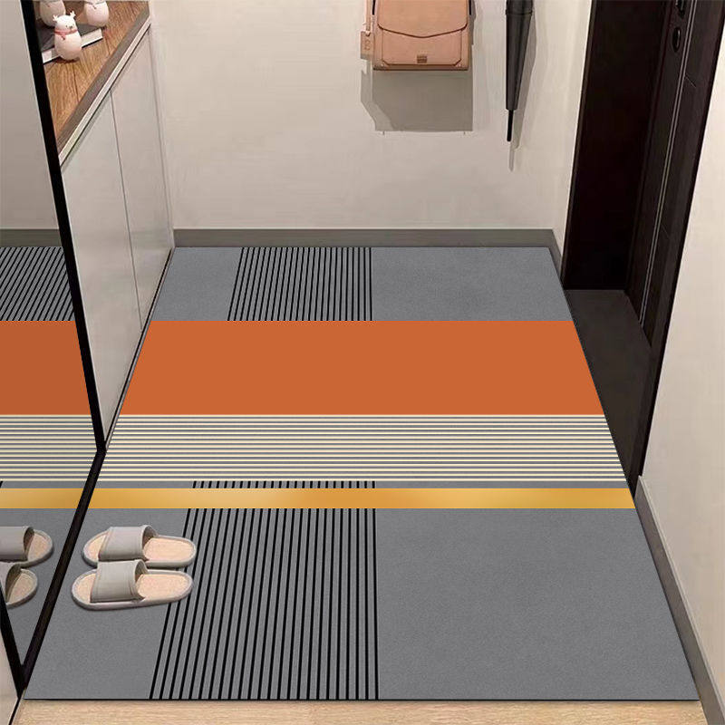 硅藻泥地垫入户门口吸水防滑浴室玄关卫生间耐脏家用厨房门垫定制