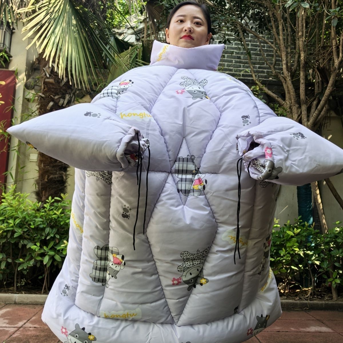 电动车挡风被加厚加绒防水保暖