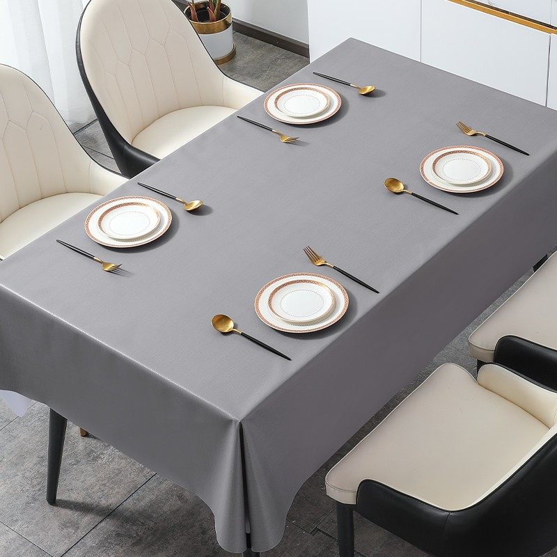 素雅纯色长方形桌布防水防油防烫免洗茶几布台布简约家用桌垫,居家布艺,桌布,淘宝优惠券,粉丝福利购,淘宝优惠卷