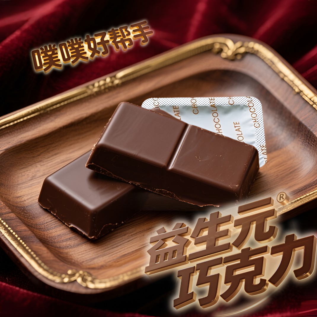 （大餐巧克力）益生元巧克力0蔗糖独立包装排便巧克力
