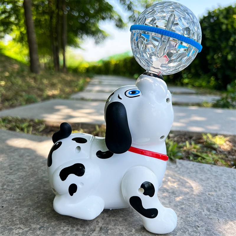 儿童电动狗狗有声会动宝宝1一3周岁婴儿顶球旋转小狗玩具男孩女孩