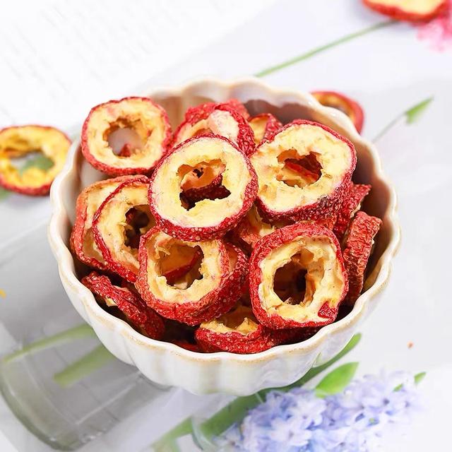 无核山楂干精选无硫山楂片搭配陈皮苦荞泡水花草茶旗舰店80g