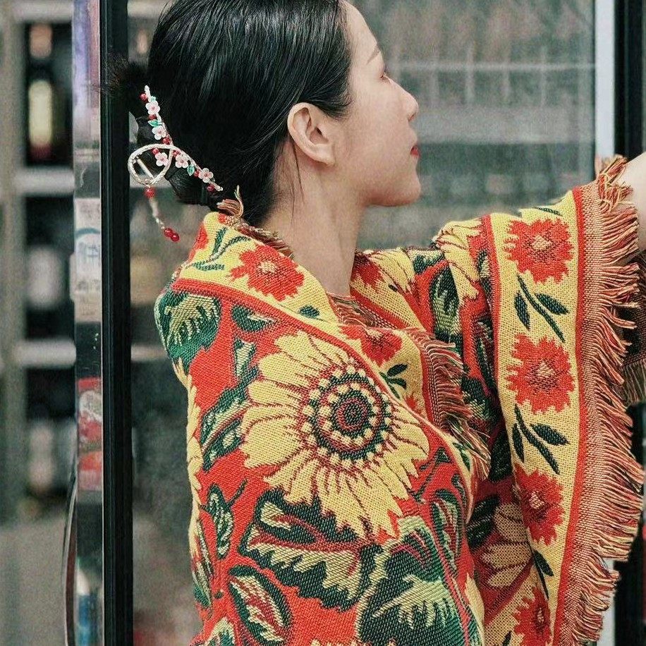 针织红葵万能民宿盖布全盖沙发垫套罩盖毯单三人四季通用多功能,居家日用,居家日用套装,淘宝优惠券,粉丝福利购,淘宝优惠卷