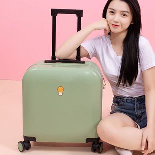 箱学生拉杆箱出差旅行箱登机箱子耐用新款 18寸行李箱儿童旅游密码