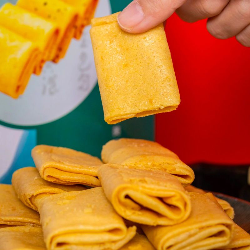 惠州鸡蛋卷老式蛋卷独立小包装传统办公休闲零食品一整箱468g