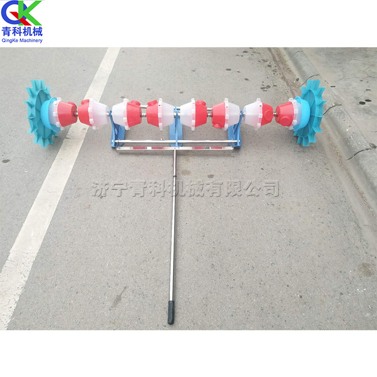 小型手推式水稻直播机 不锈钢农田点播机机 油菜玉米可调节播种机