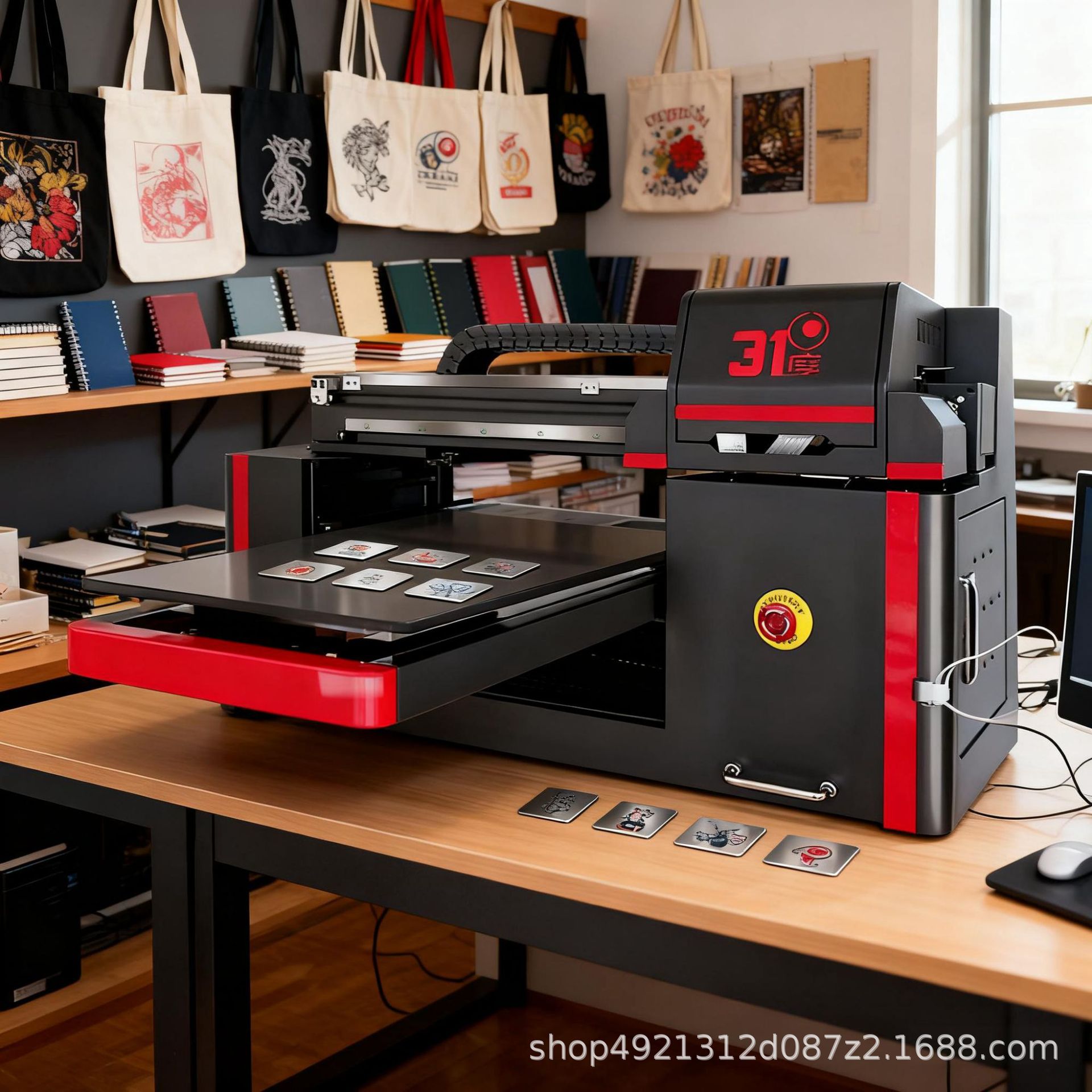 31度平板uv打印机小型酒瓶书本可乐罐卡片蓝牙套纸盒印刷机器