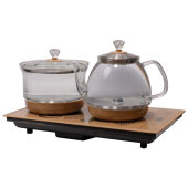 茶桌全自动电茶炉20X37嵌入台式 23X37底部涌泉上水玻璃水壶电磁炉