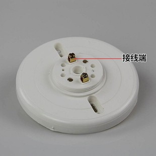工程塑料接线盒灯座灯头吊线盒圆形吸顶式掉线装饰盒 吊灯转换盒