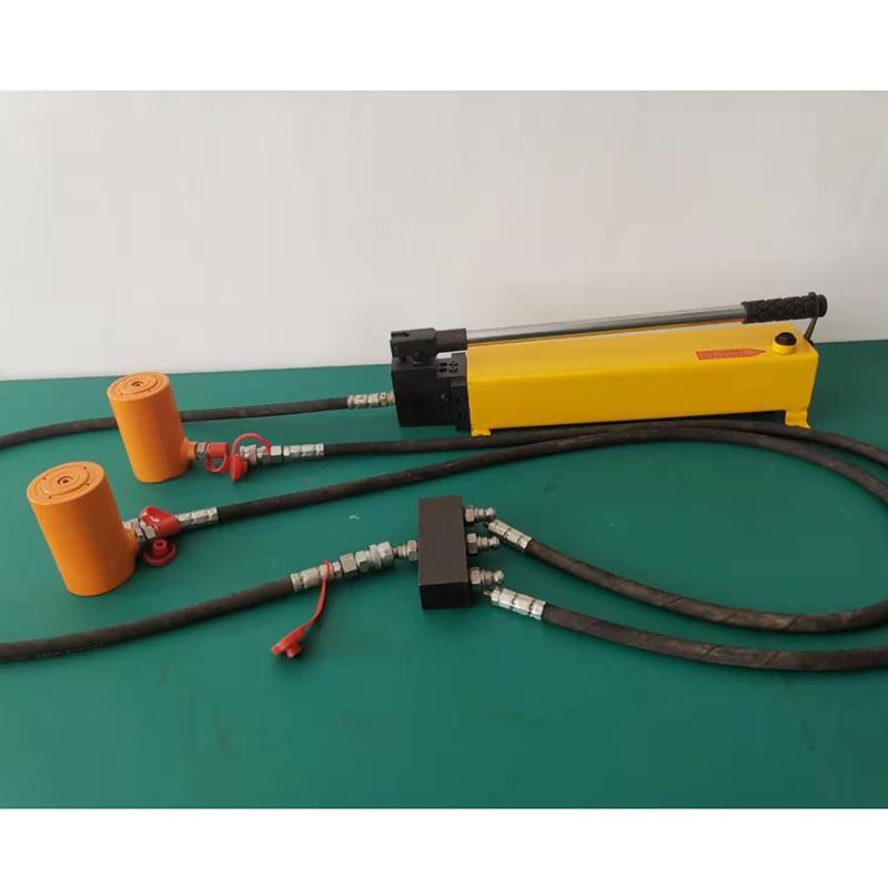 电动液压千斤顶i分离式大吨位双作用长行程立式重型分体式50t100