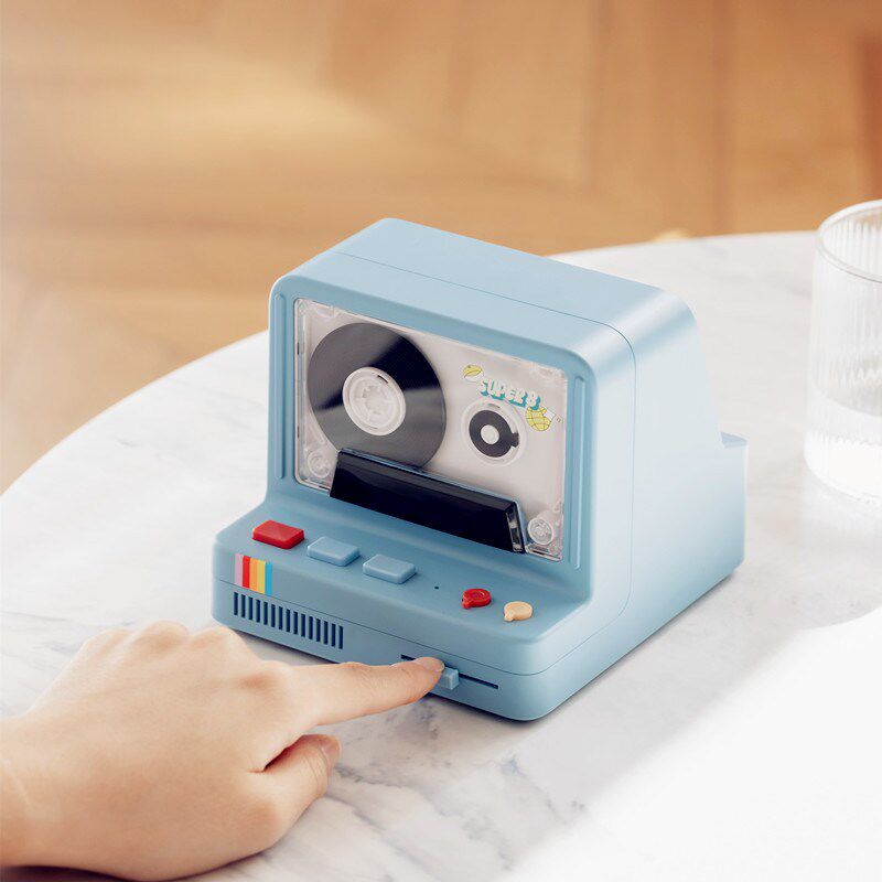 磁带迷你无线蓝牙音箱o家用便携复古小音响520小众高级感生日礼物