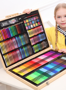 水彩笔套装b彩色笔幼儿园画画笔彩笔儿童小学生72色颜色笔可水洗